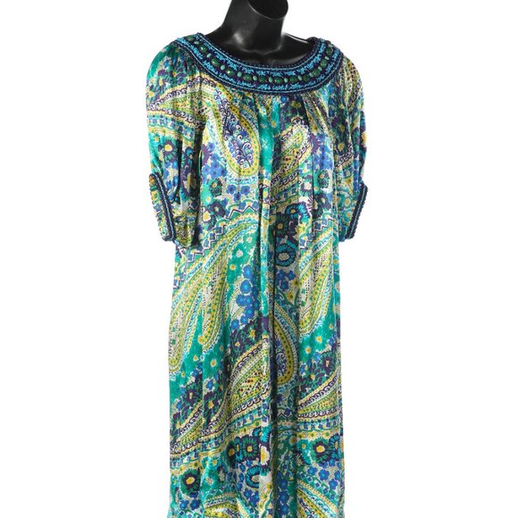 Andrew GN Silk Short Sleeve Mini Dress - Picture 3 of 4